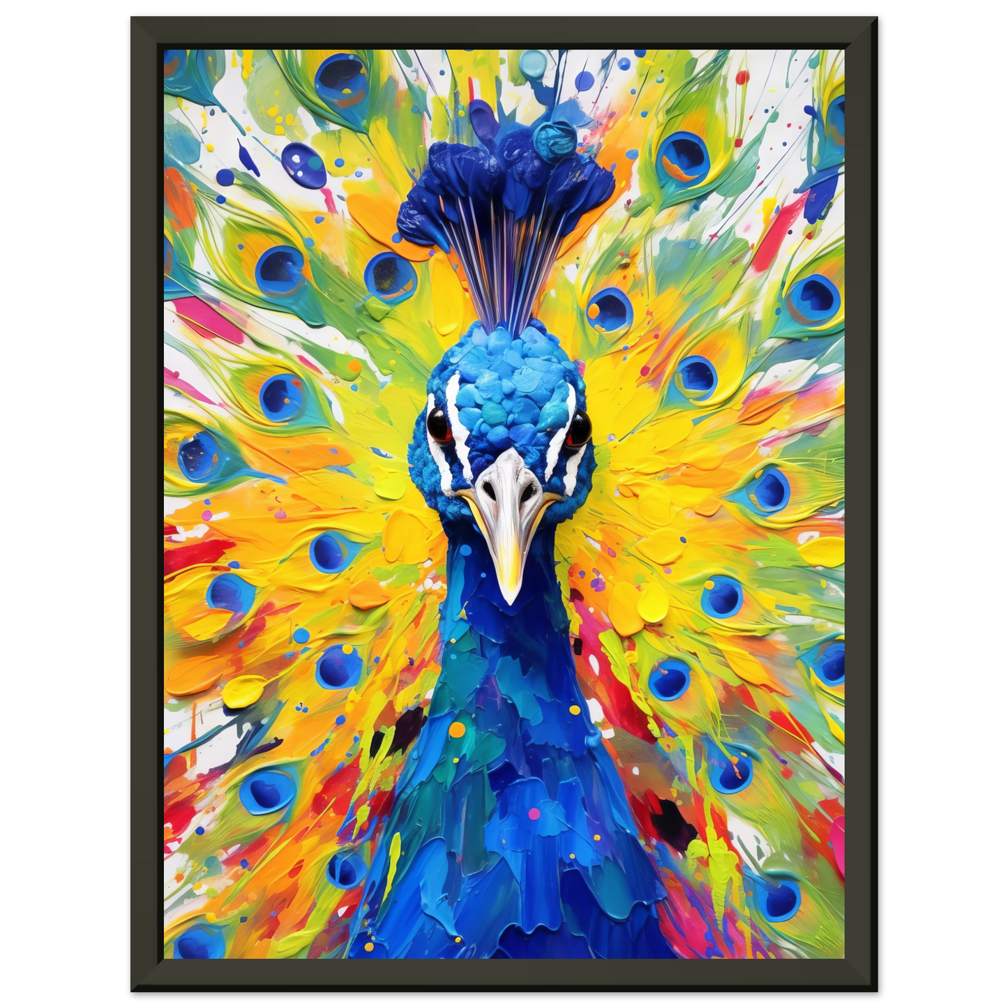 Vogel Pfau Pop-Art (BIRD22)