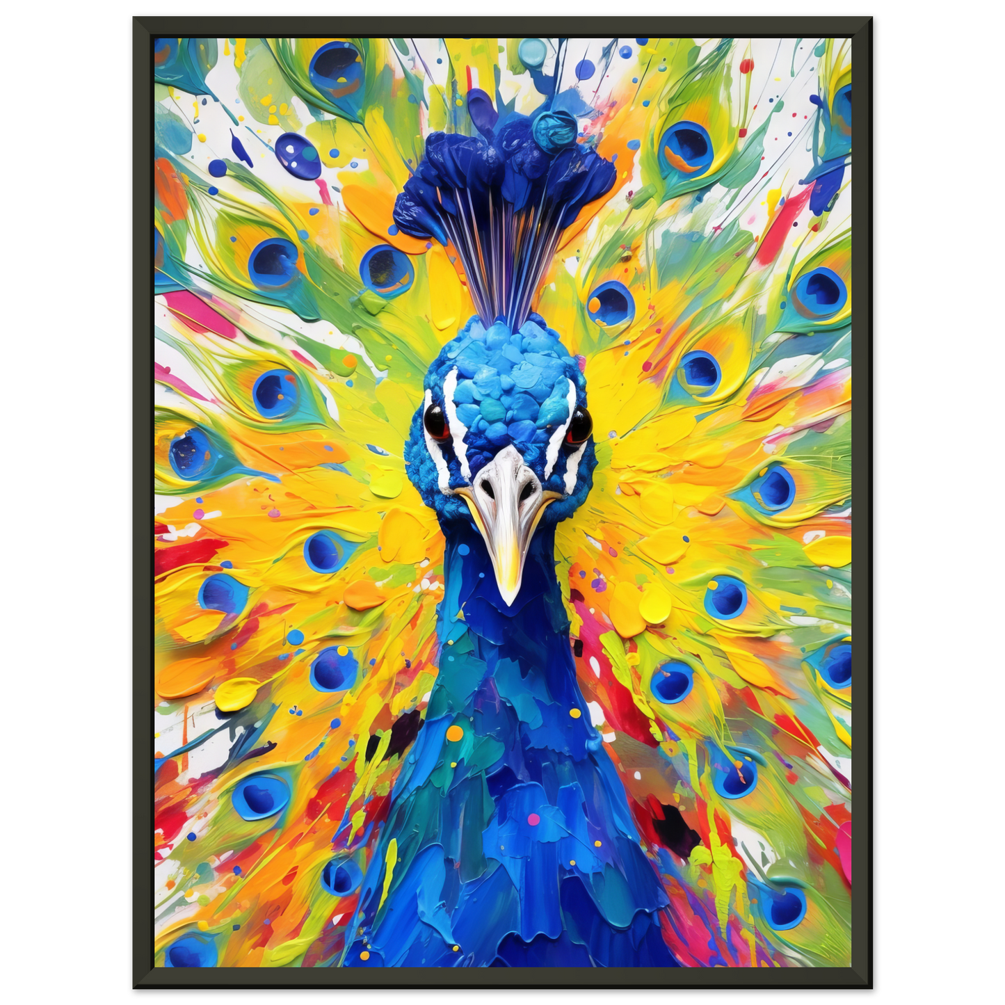 Vogel Pfau Pop-Art (BIRD22)