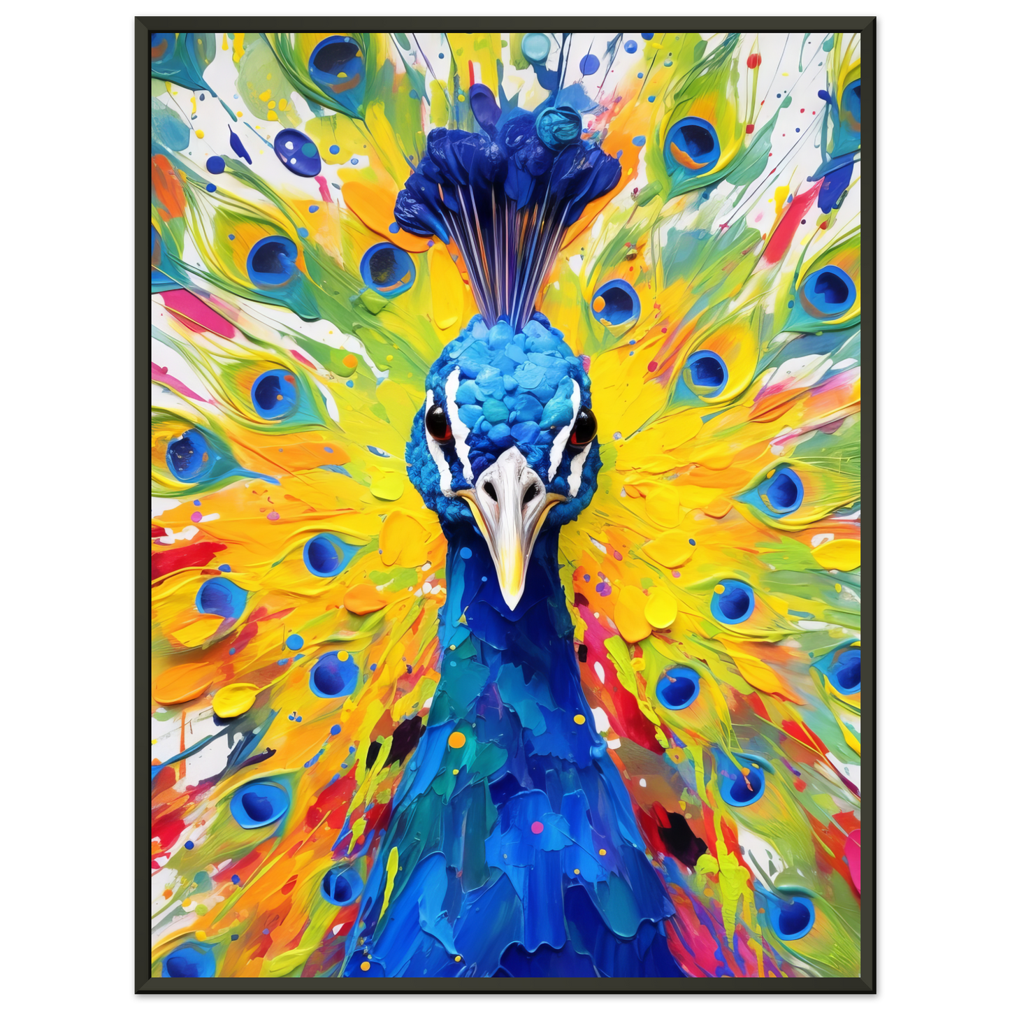 Vogel Pfau Pop-Art (BIRD22)