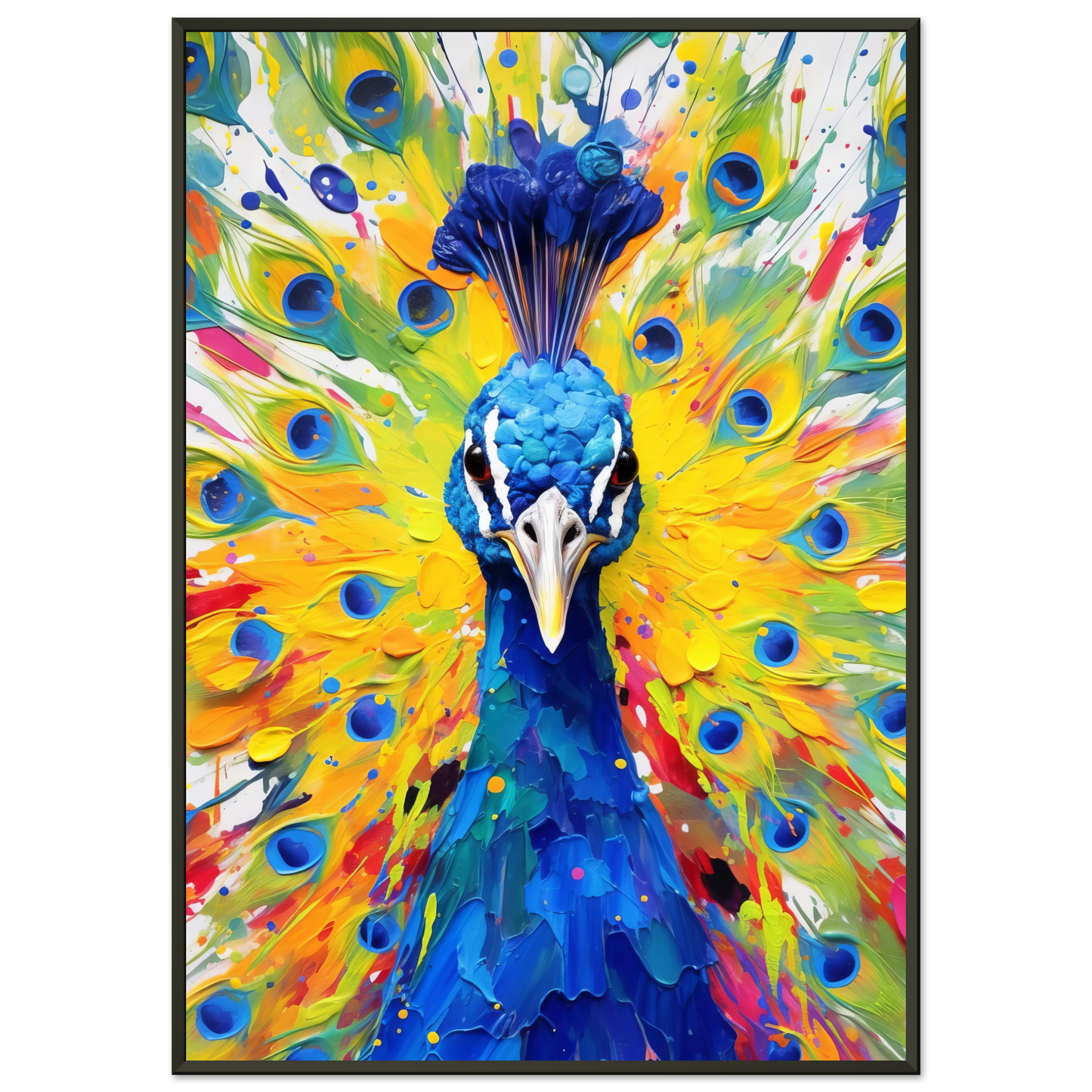 Vogel Pfau Pop-Art (BIRD22)