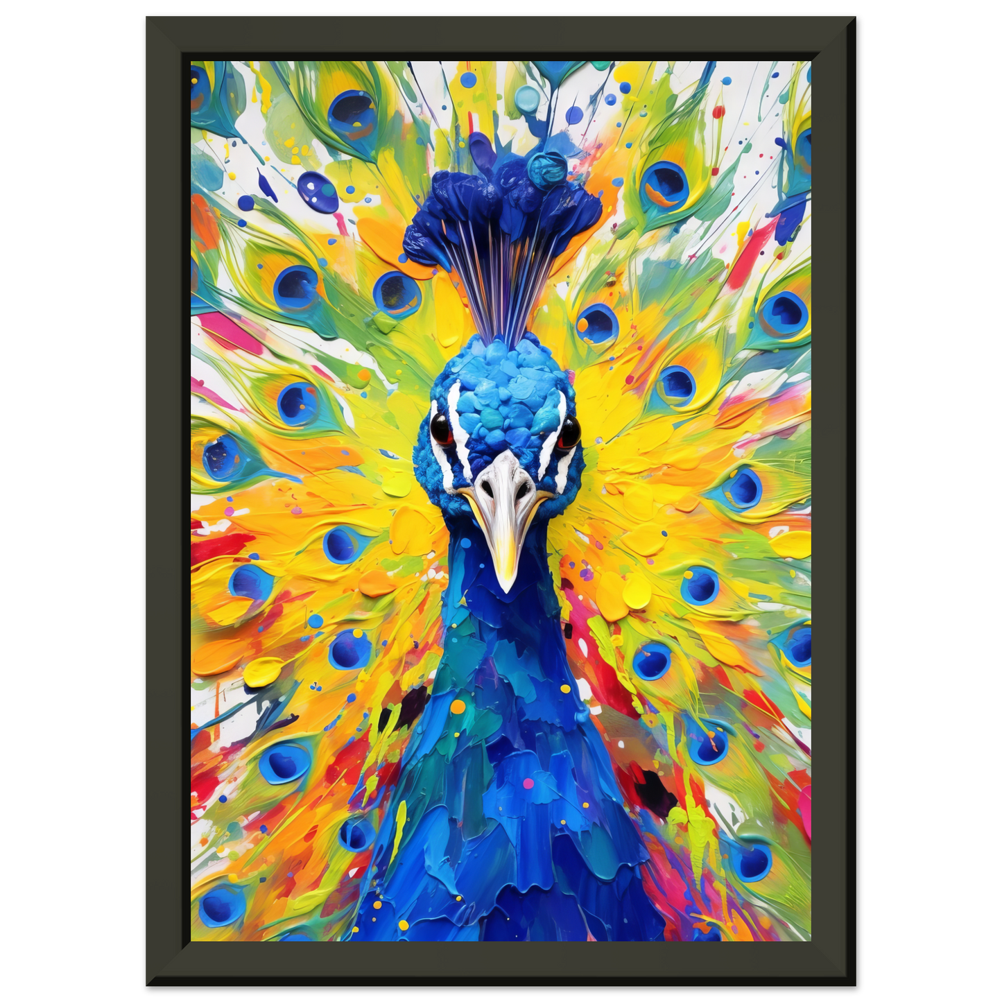 Vogel Pfau Pop-Art (BIRD22)