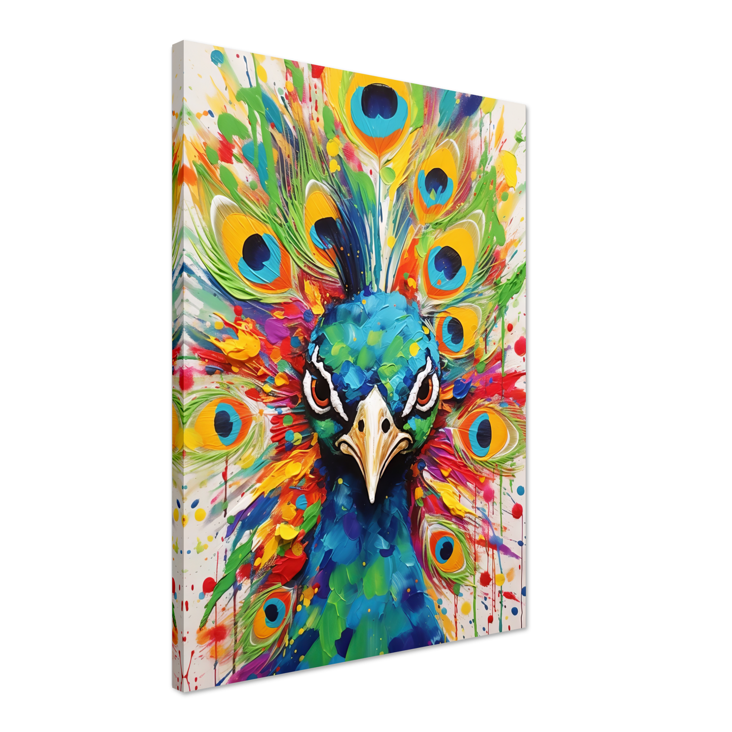 Vogel Pfau Pop-Art (BIRD23)