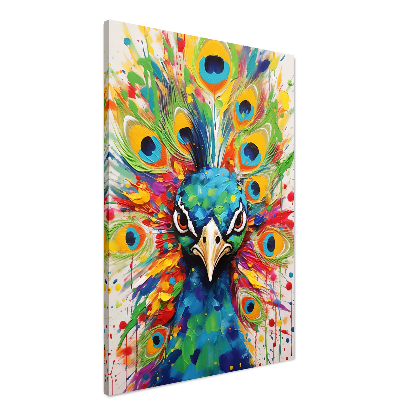 Vogel Pfau Pop-Art (BIRD23)