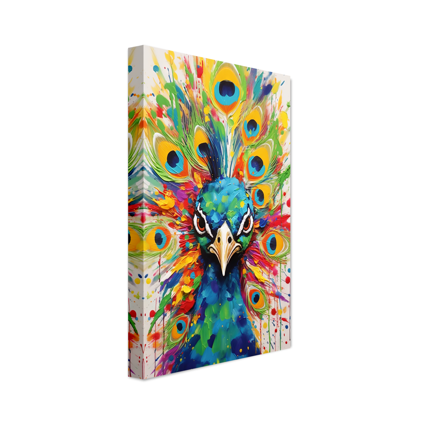 Vogel Pfau Pop-Art (BIRD23)