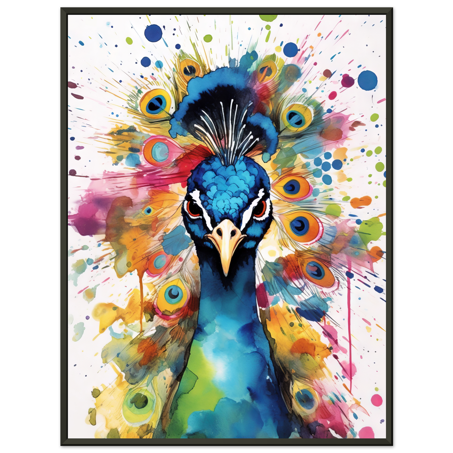 Vogel Pfau Pop-Art (BIRD24)