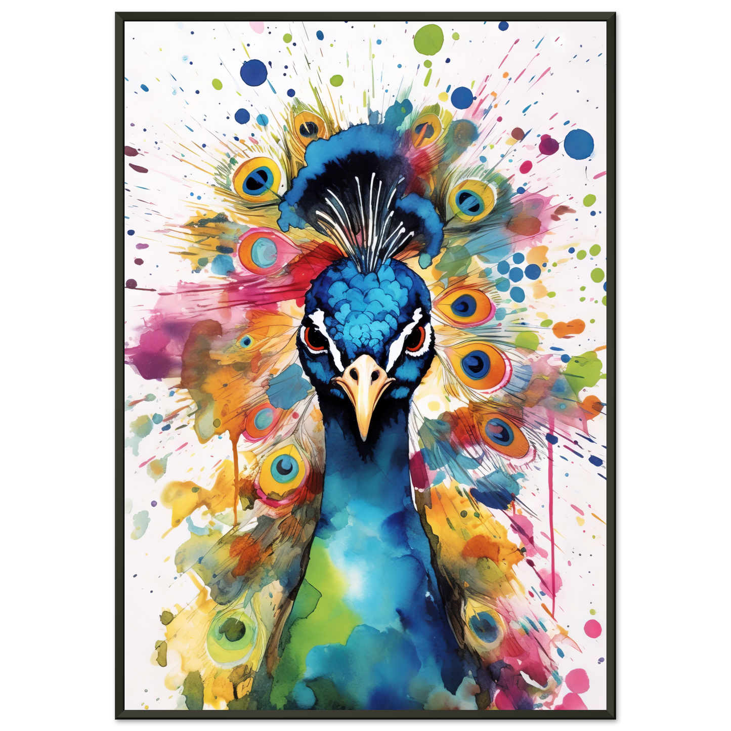 Vogel Pfau Pop-Art (BIRD24)