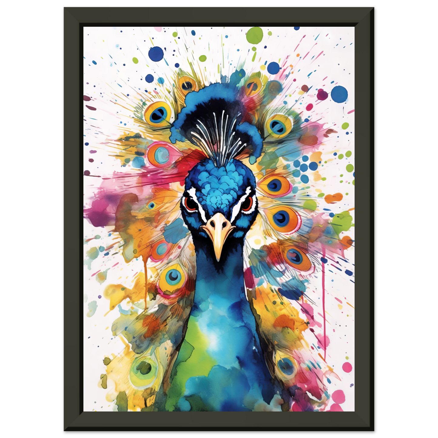 Vogel Pfau Pop-Art (BIRD24)