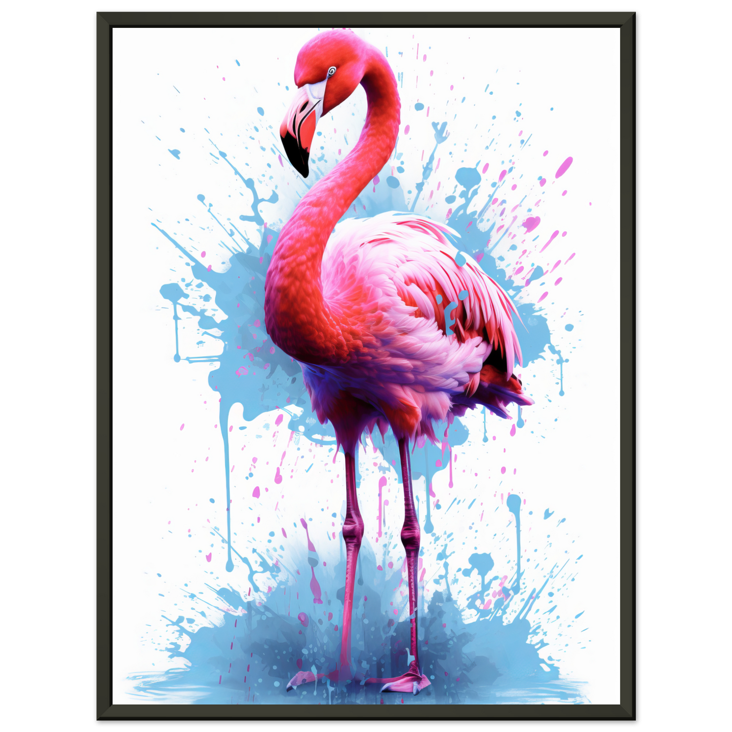 Flamingo pop art (BIRD40)