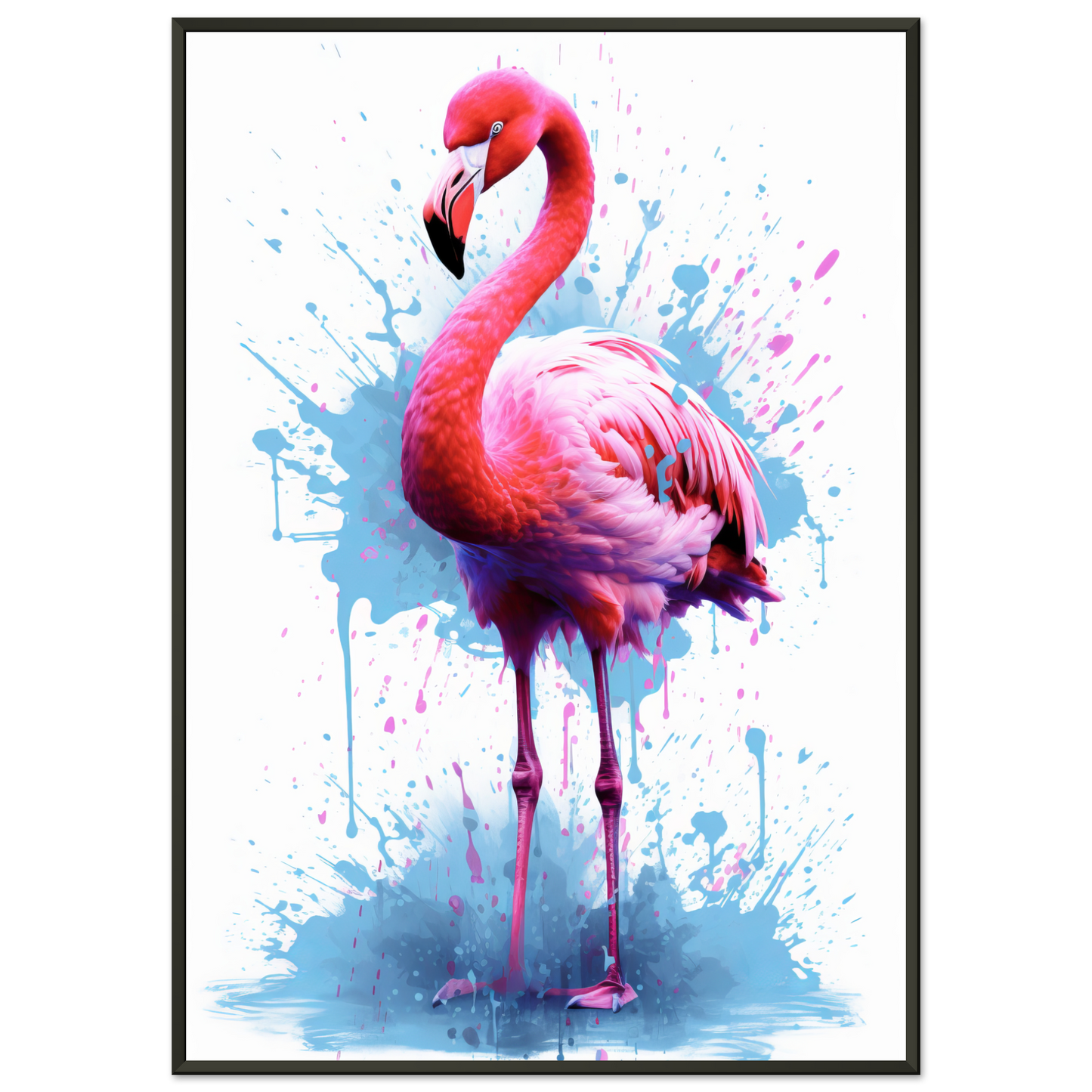 Flamingo pop art (BIRD40)