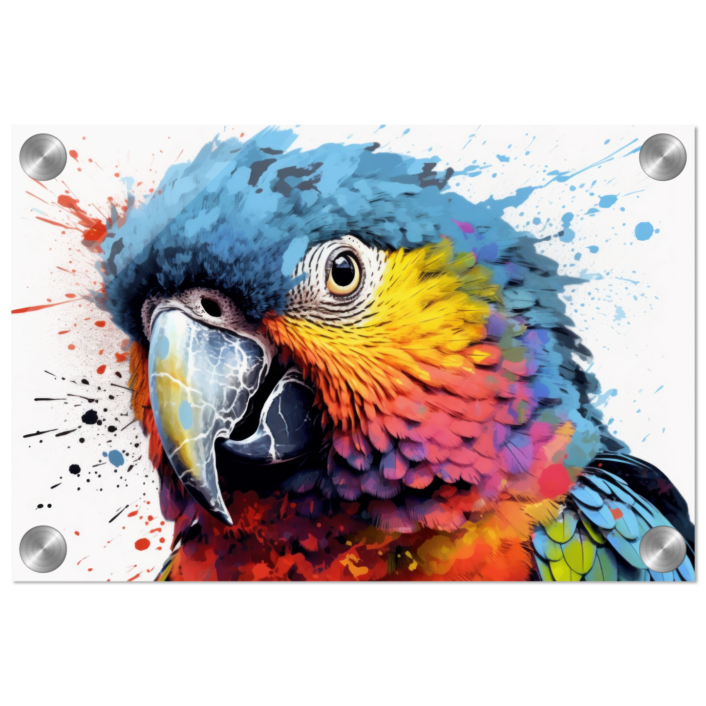 Papagei Pop-Art (BIRD41)