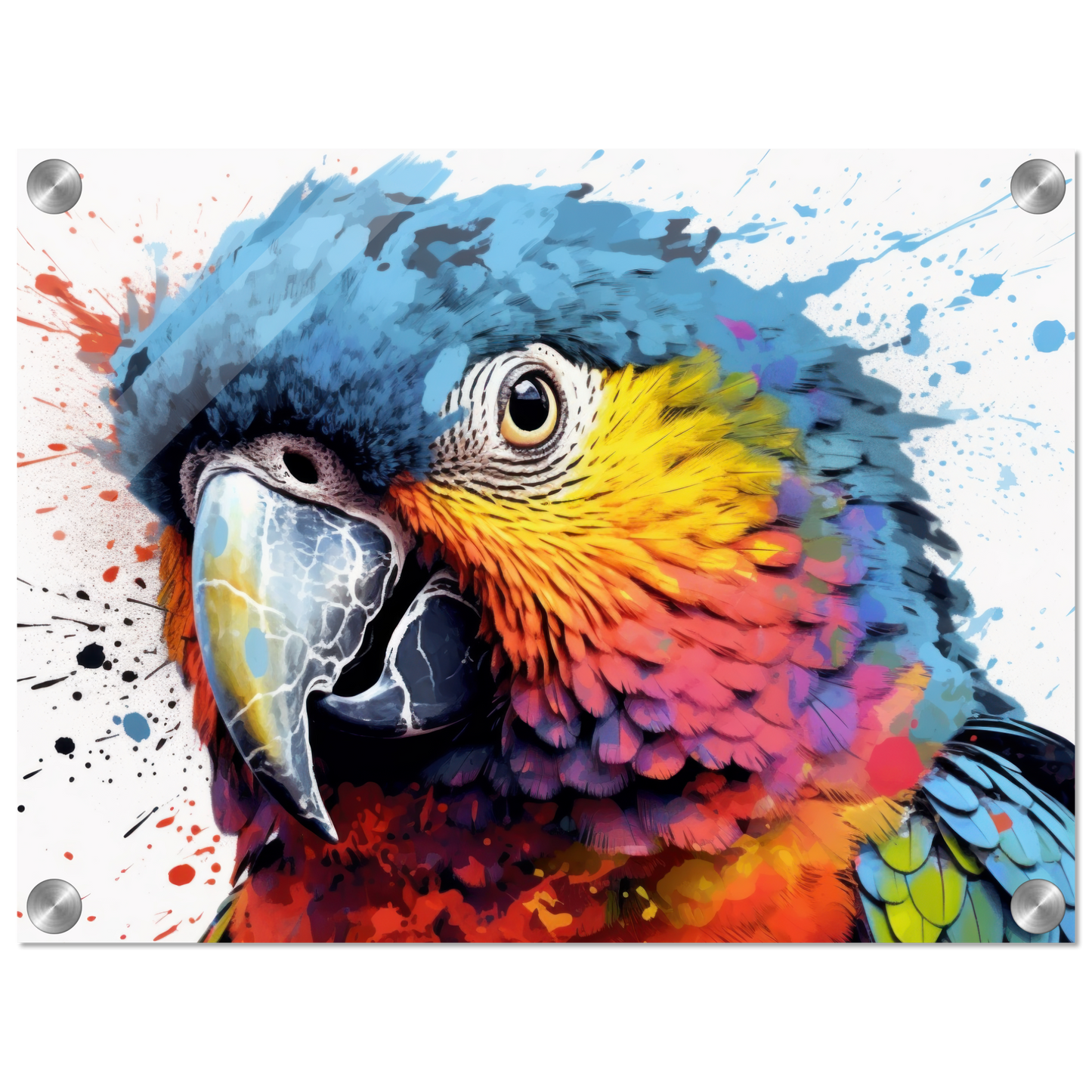 Papagei Pop-Art (BIRD41)