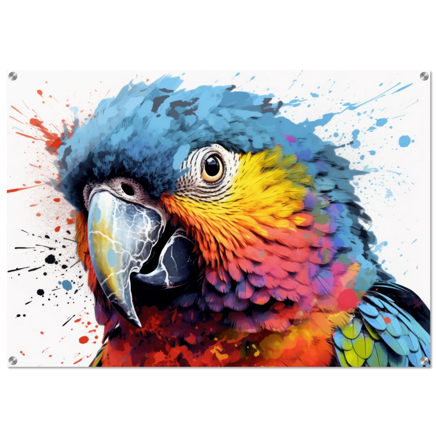Papagei Pop-Art (BIRD41)