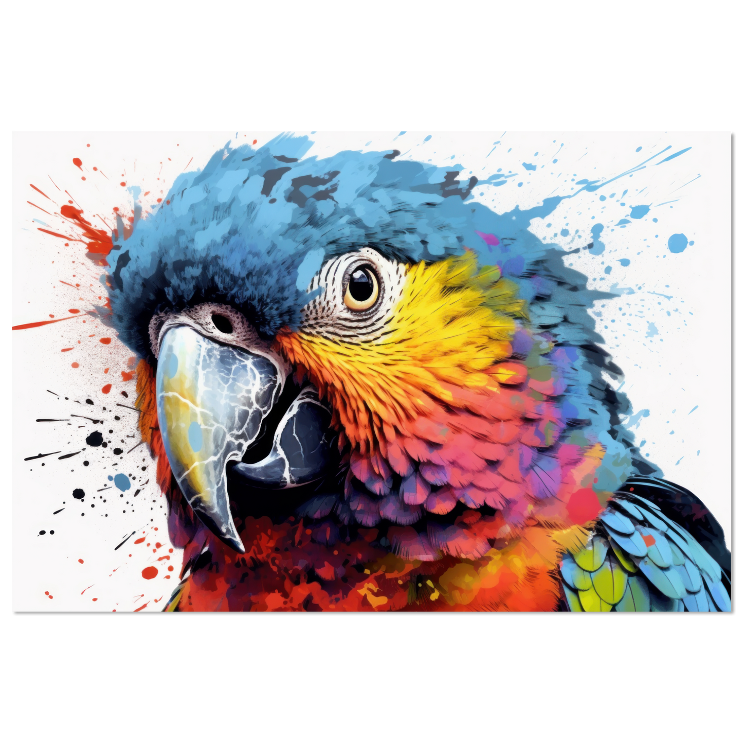 Papagei Pop-Art (BIRD41)