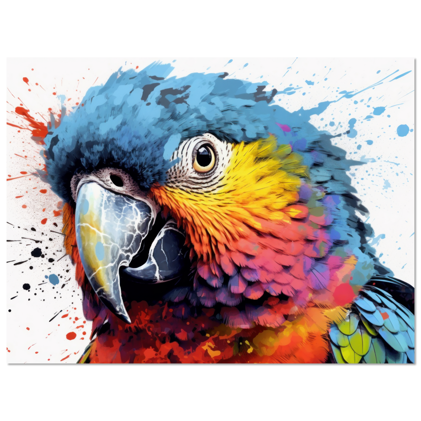 Papagei Pop-Art (BIRD41)