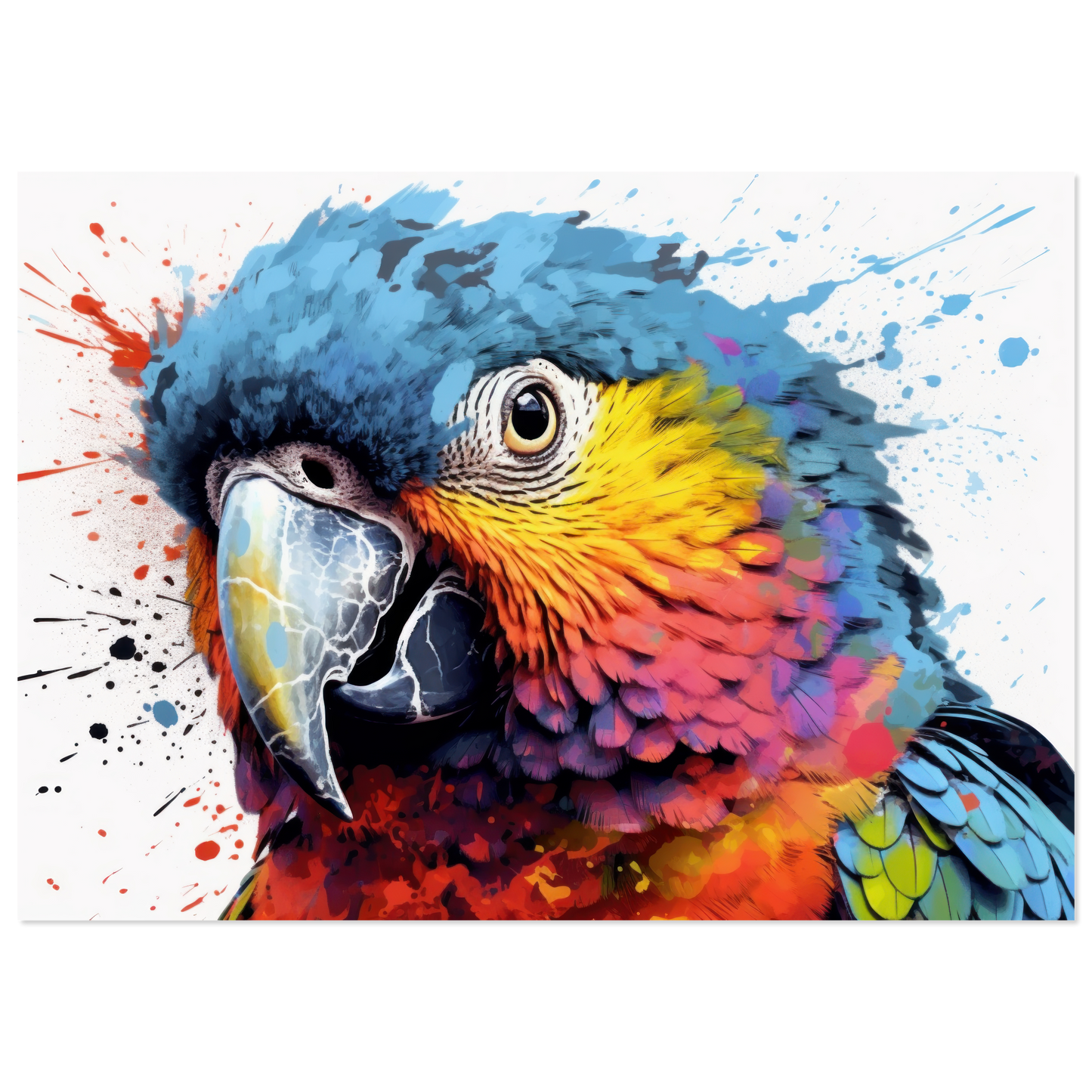 Papagei Pop-Art (BIRD41)