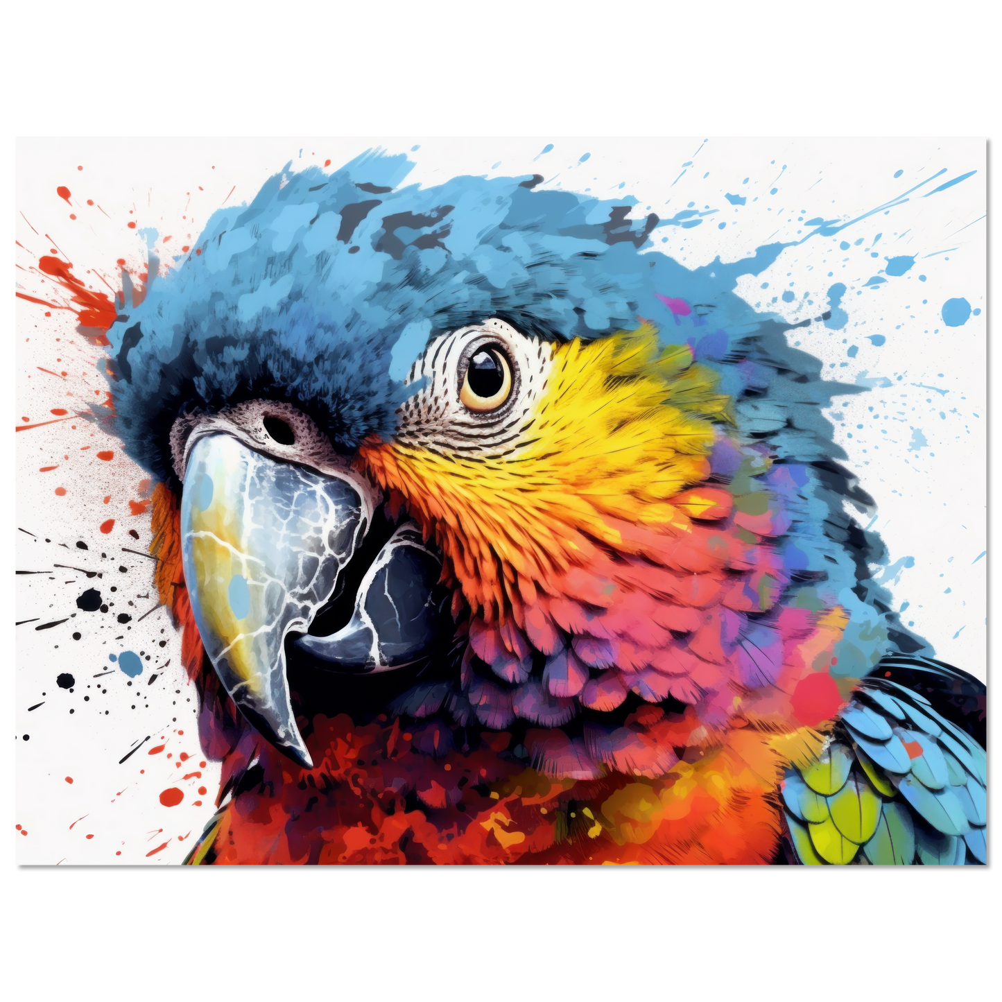 Papagei Pop-Art (BIRD41)