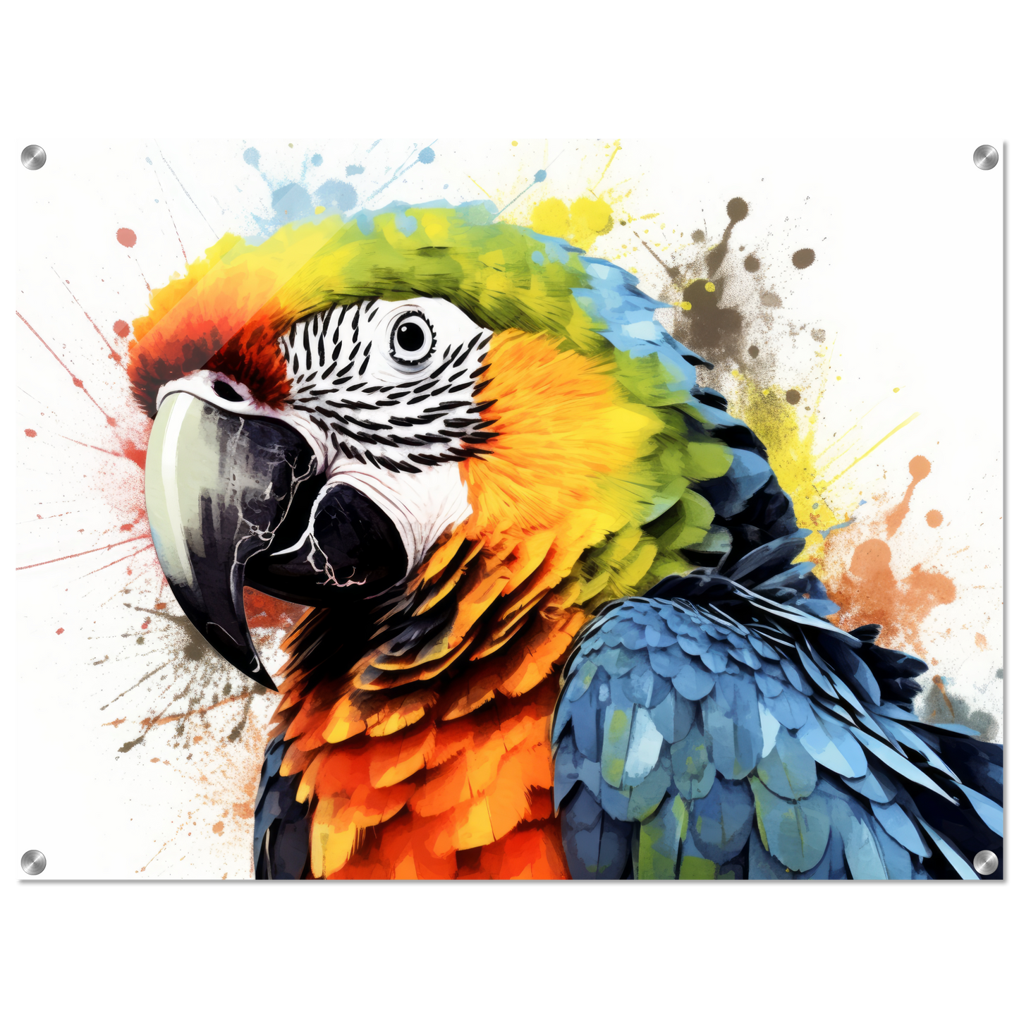Papagei Pop-Art (BIRD42)