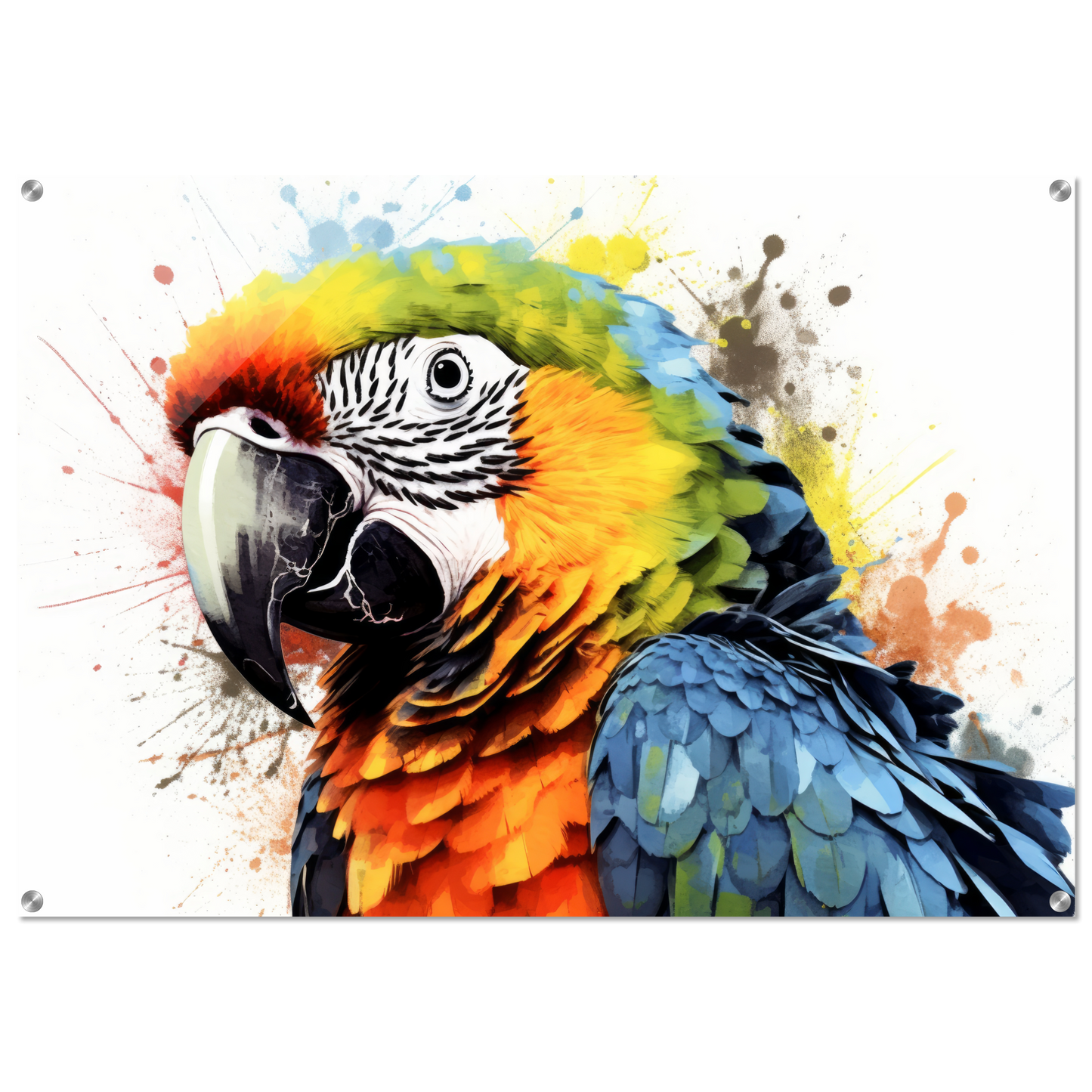 Papagei Pop-Art (BIRD42)