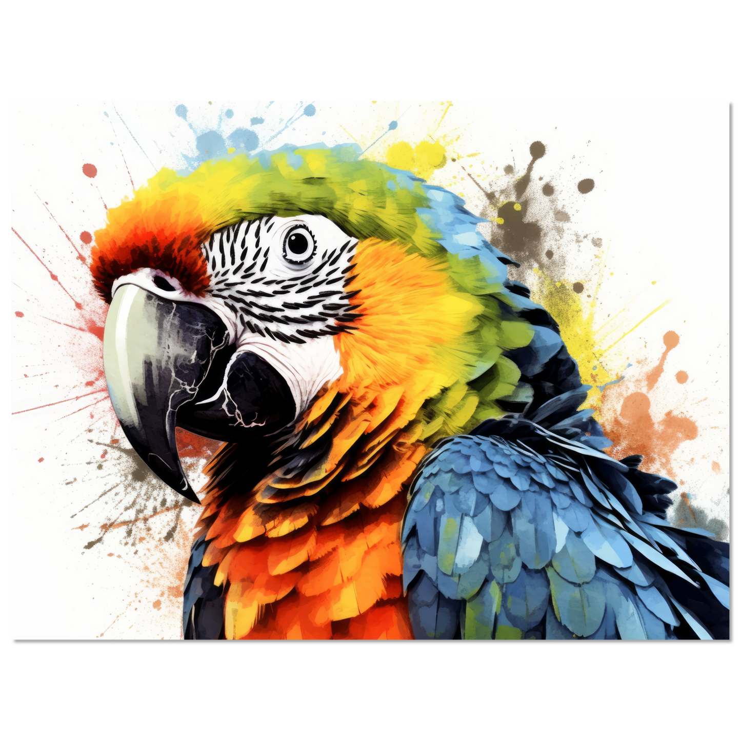 Papagei Pop-Art (BIRD42)