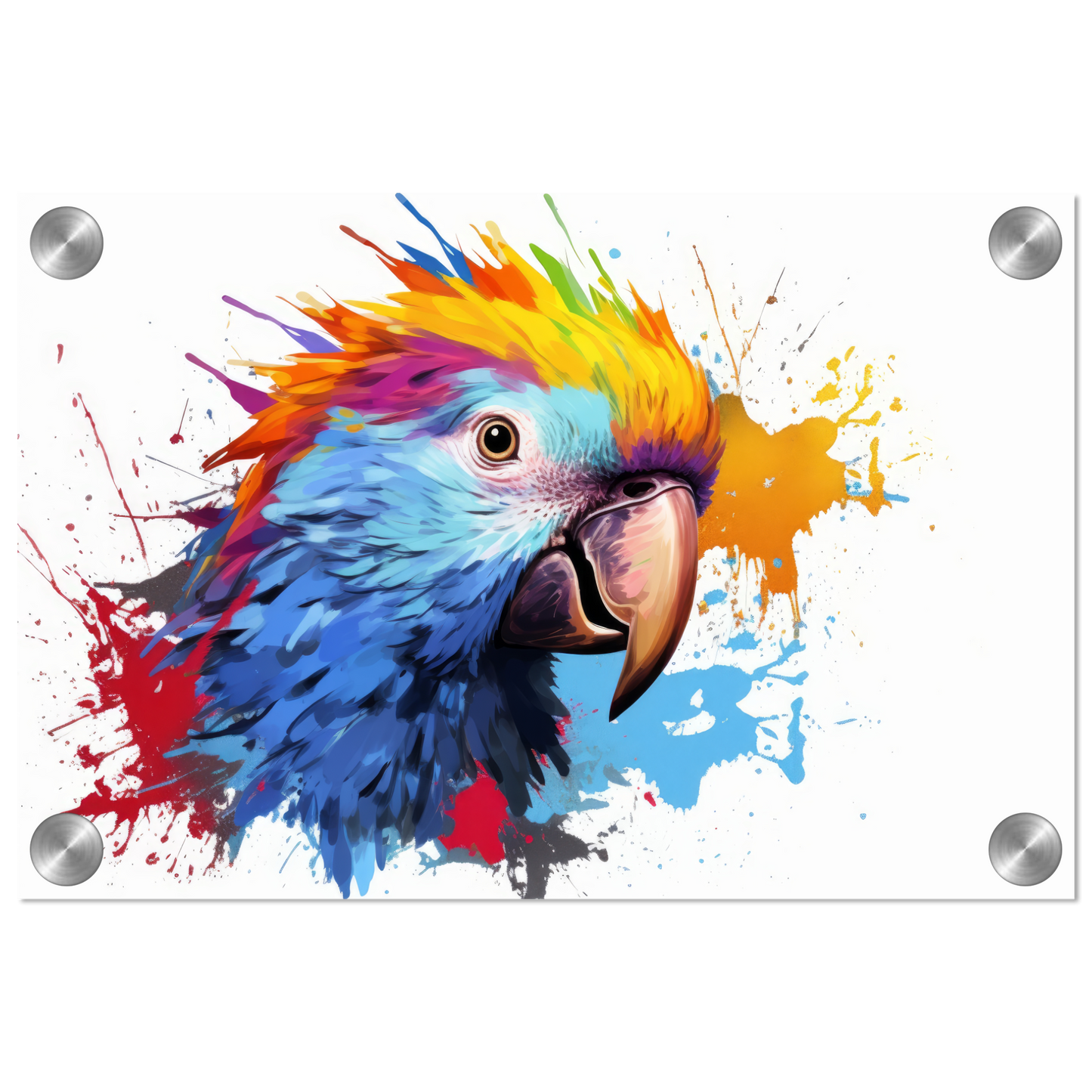 Papagei Pop-Art (BIRD43)