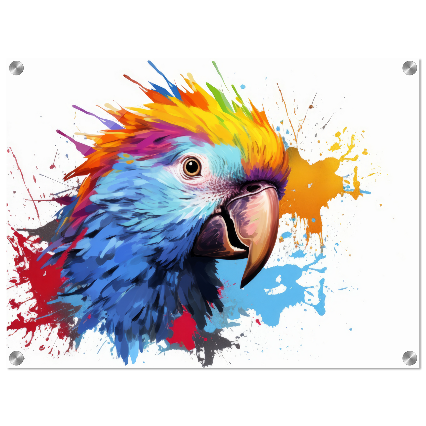 Papagei Pop-Art (BIRD43)