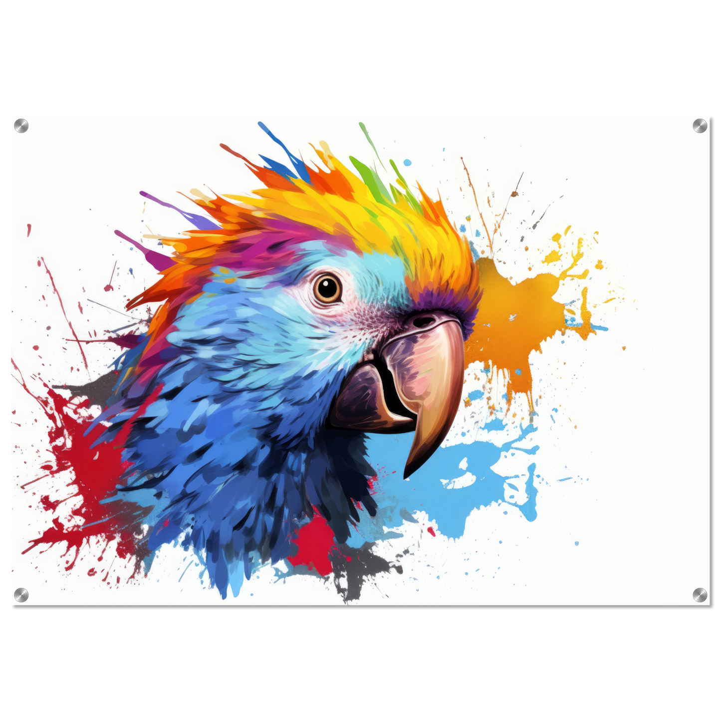 Papagei Pop-Art (BIRD43)