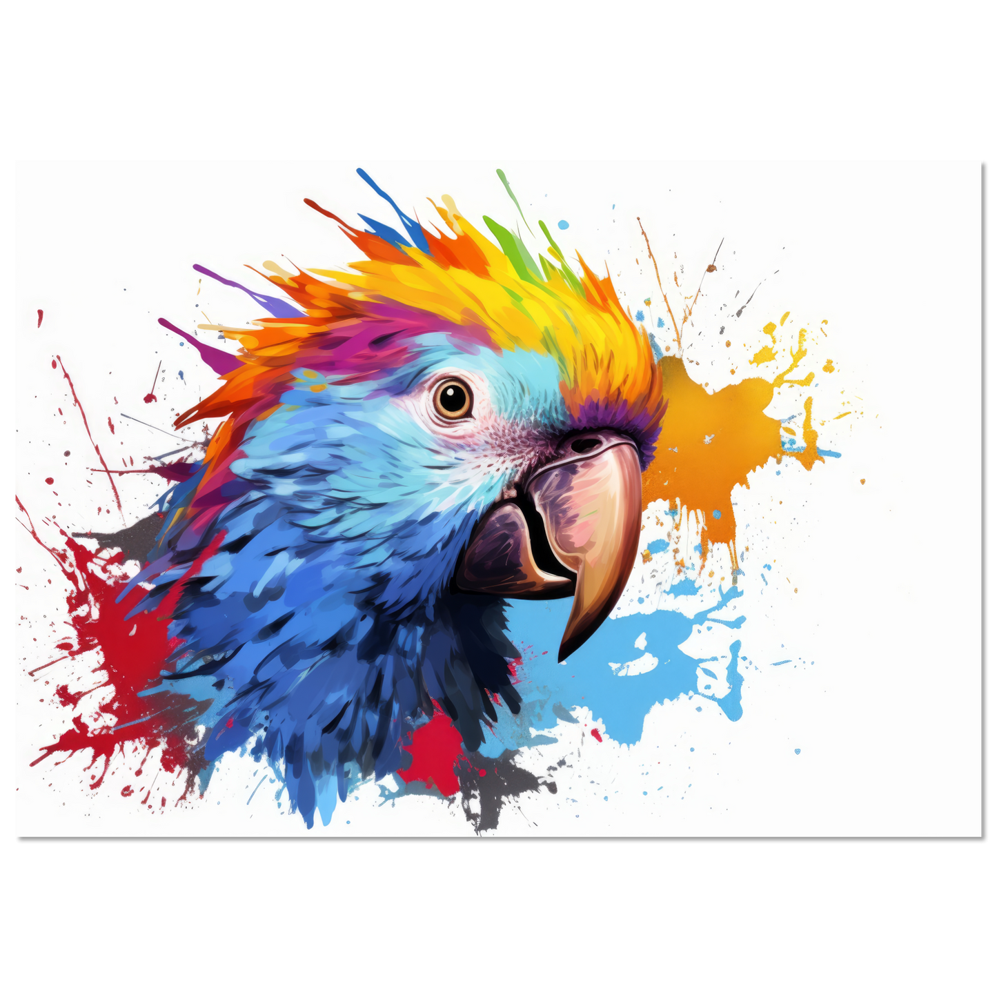 Papagei Pop-Art (BIRD43)