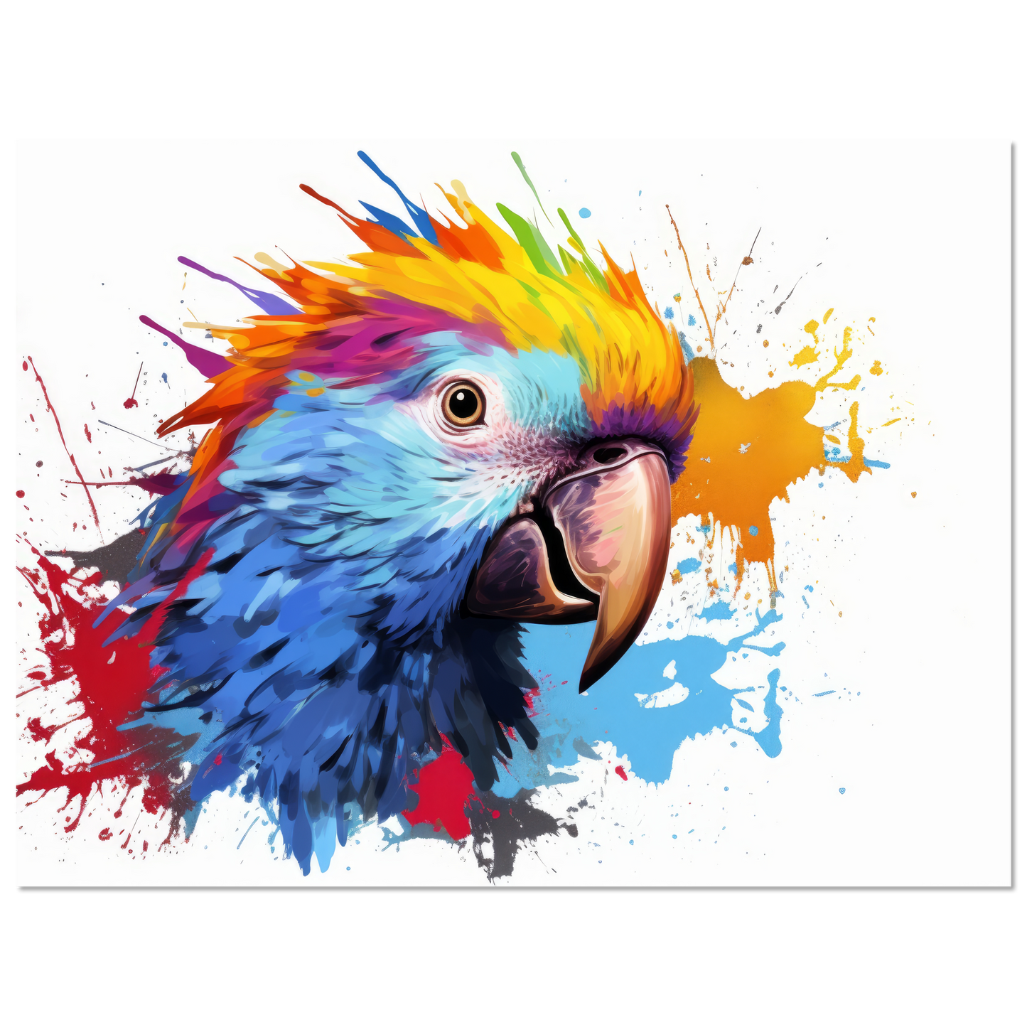 Papagei Pop-Art (BIRD43)