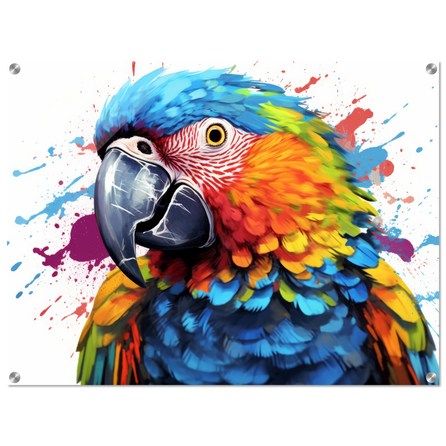 Papagei Pop-Art (BIRD44)