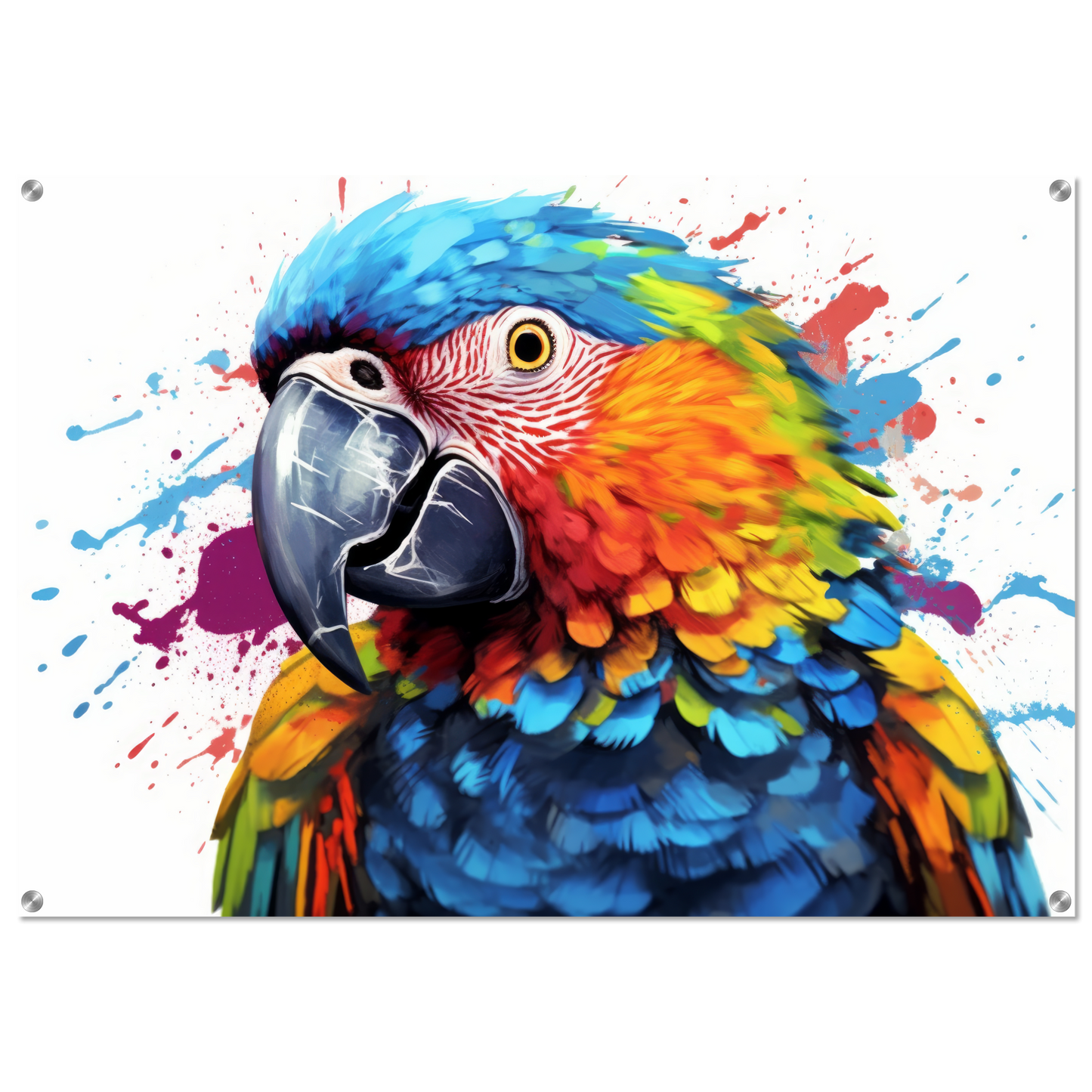 Papagei Pop-Art (BIRD44)