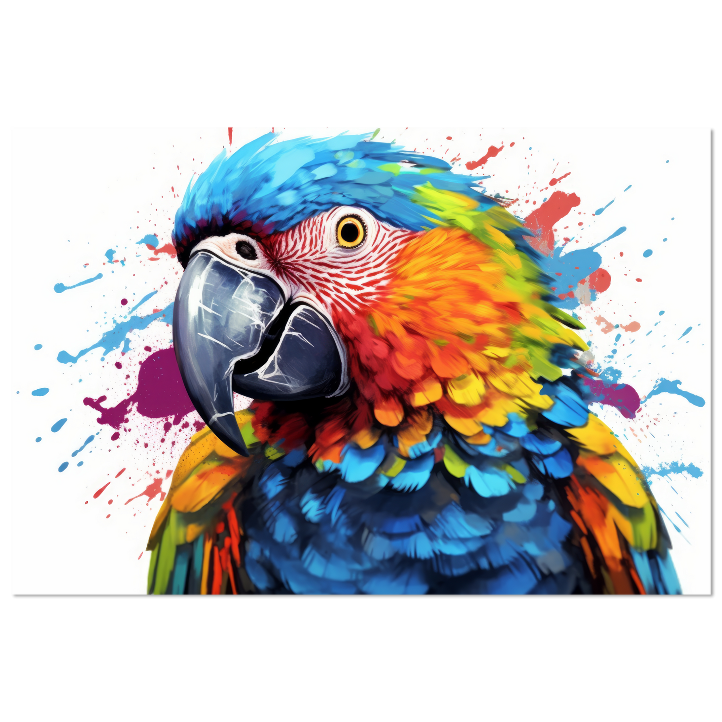 Papagei Pop-Art (BIRD44)