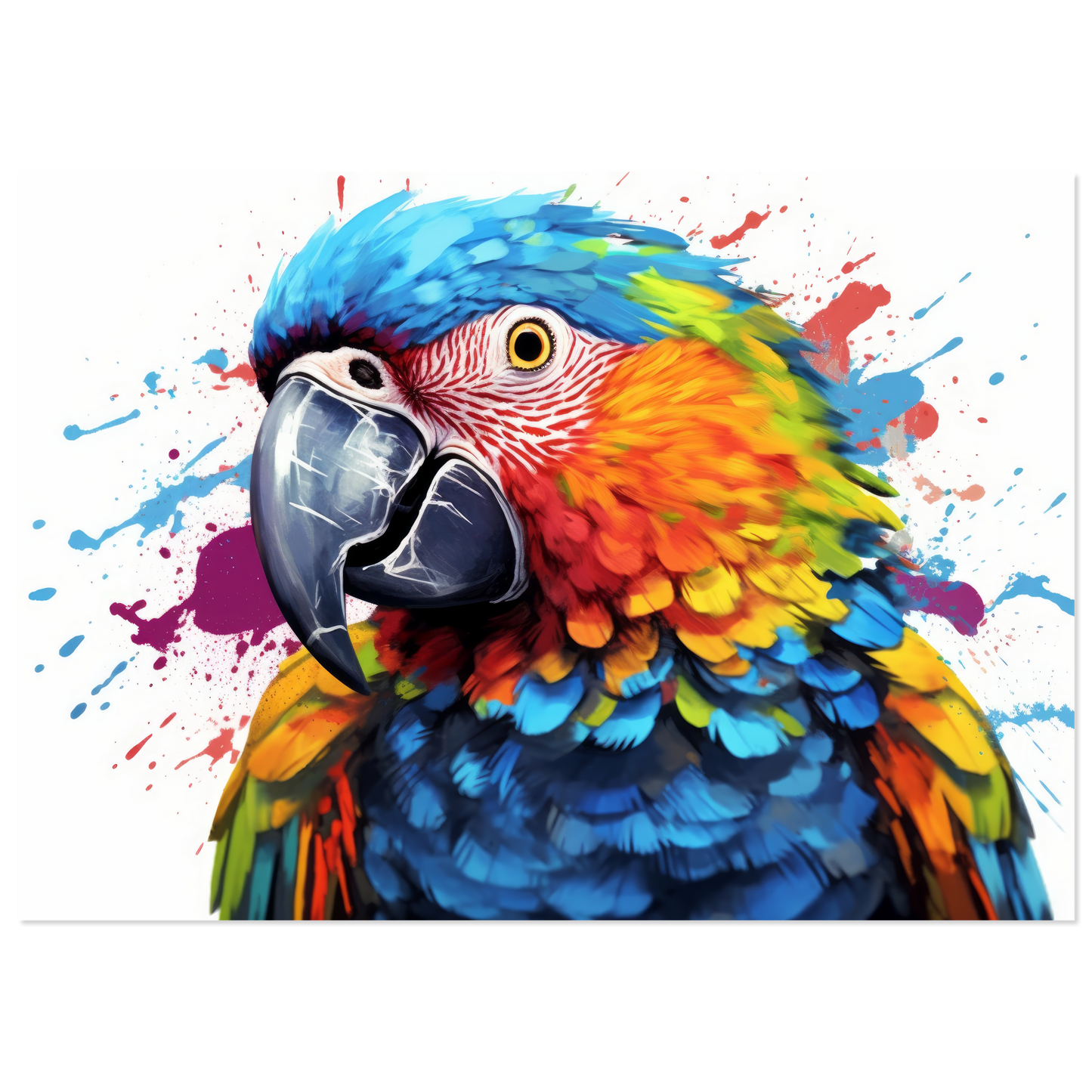 Papagei Pop-Art (BIRD44)