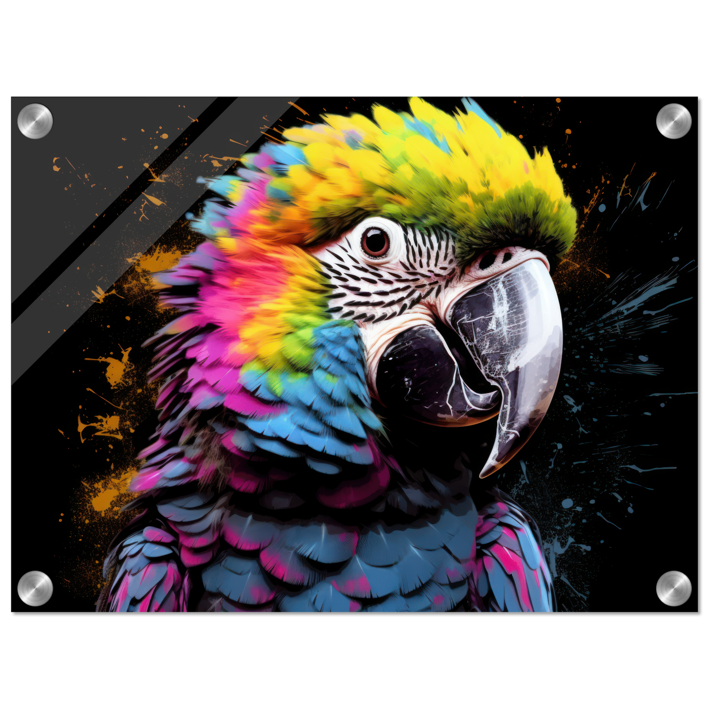 Papagei Pop-Art (BIRD45)