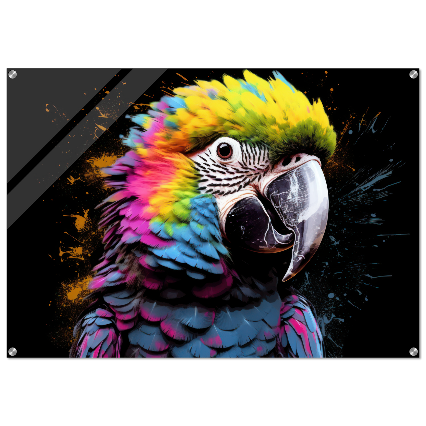 Papagei Pop-Art (BIRD45)
