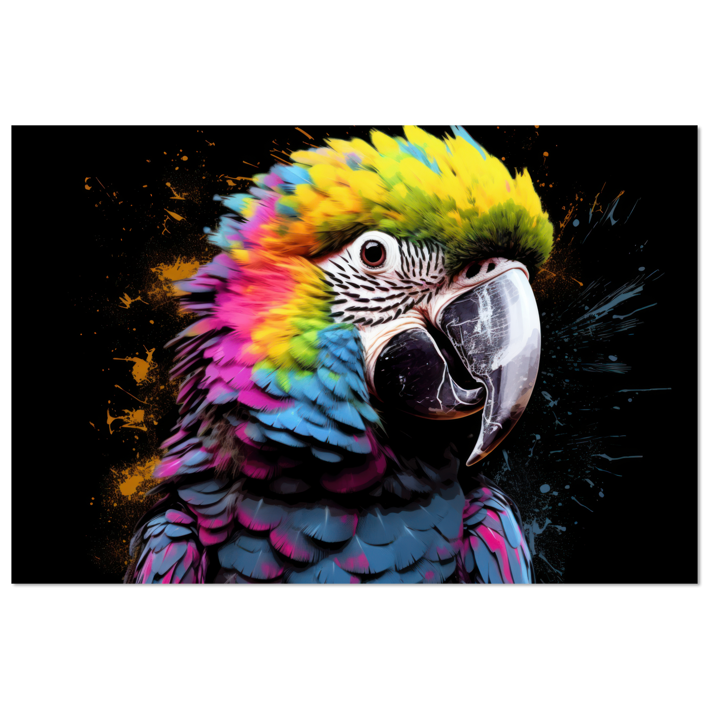 Papagei Pop-Art (BIRD45)