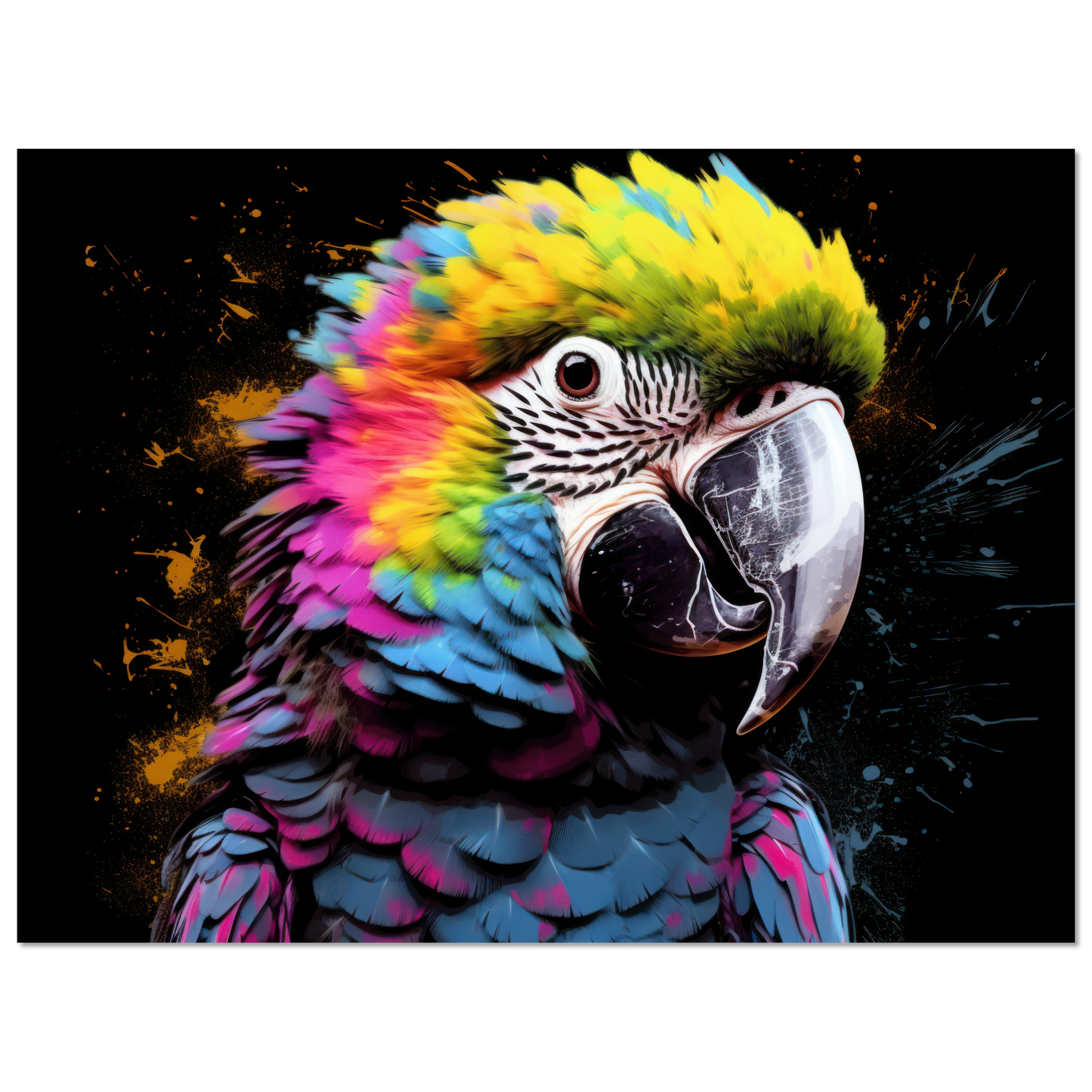 Papagei Pop-Art (BIRD45)