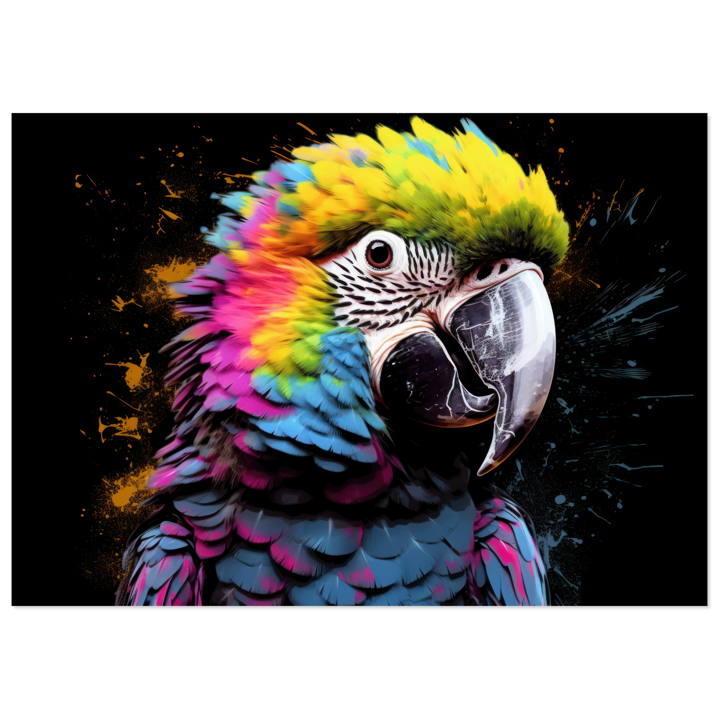 Papagei Pop-Art (BIRD45)