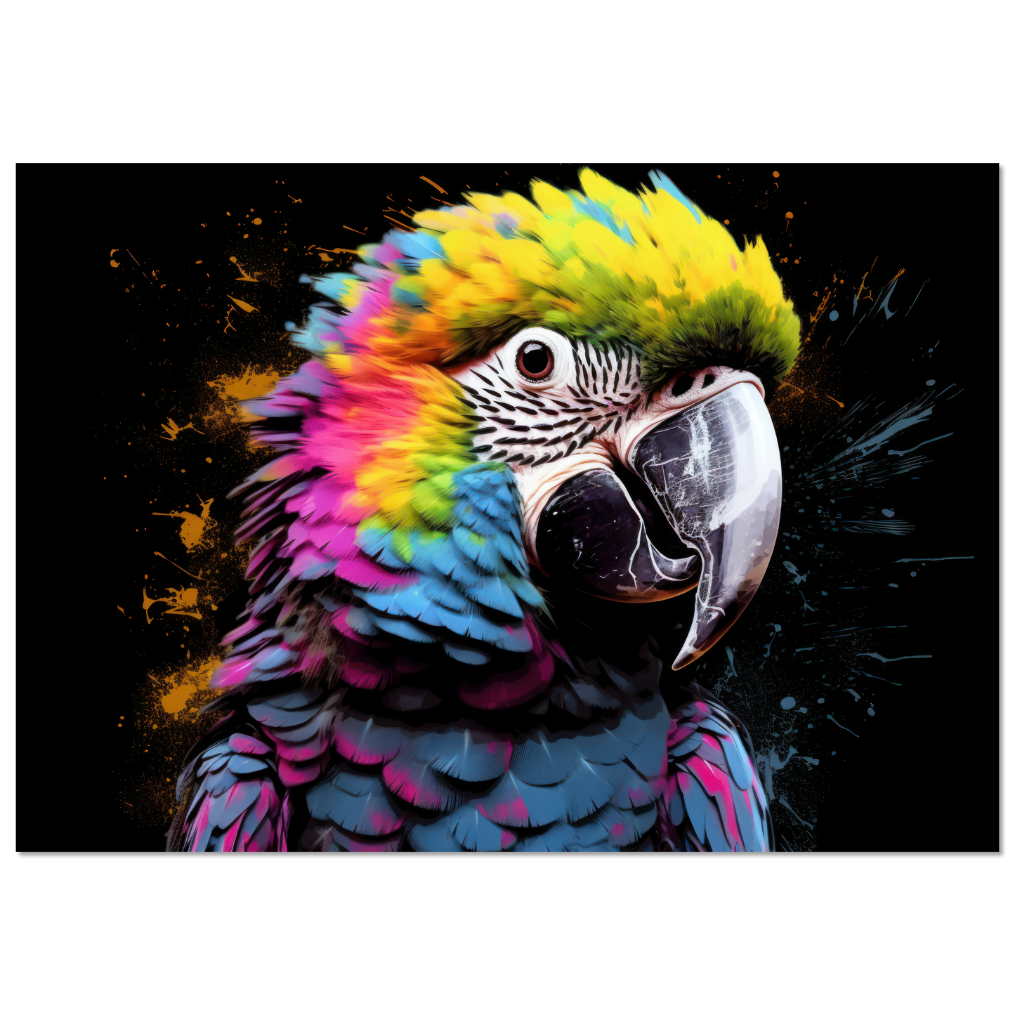 Papagei Pop-Art (BIRD45)
