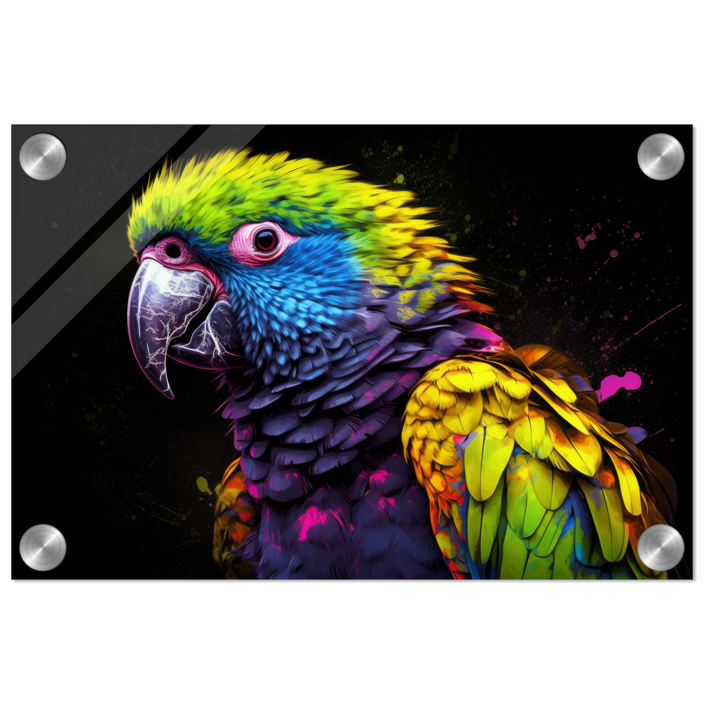 Papagei Pop-Art (BIRD46)