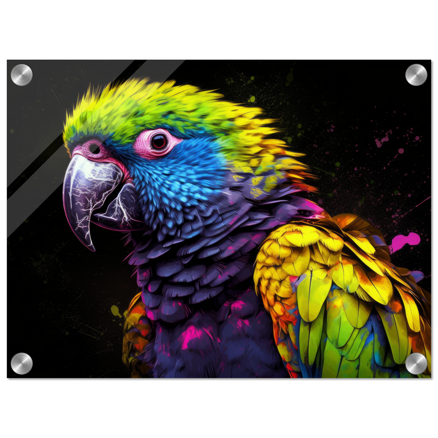 Papagei Pop-Art (BIRD46)