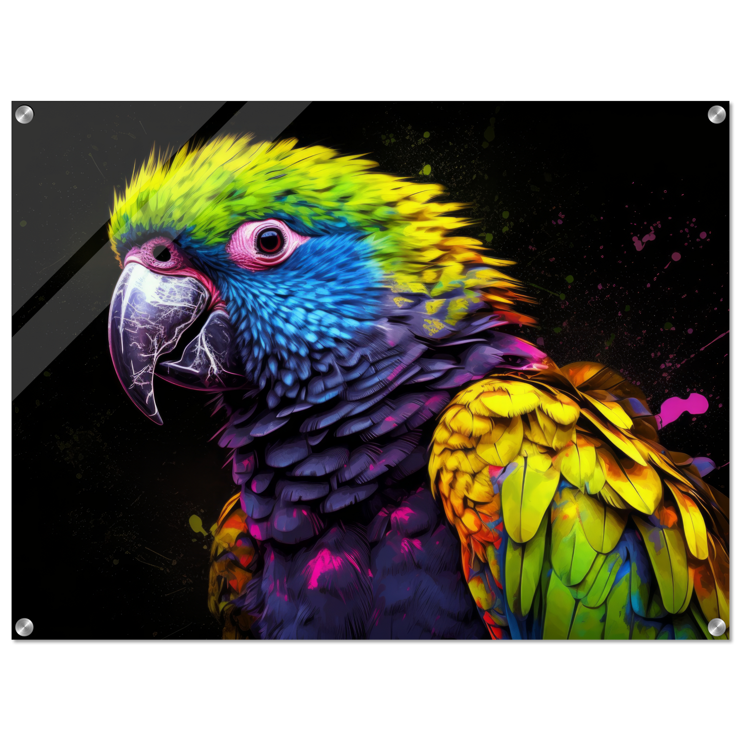 Papagei Pop-Art (BIRD46)