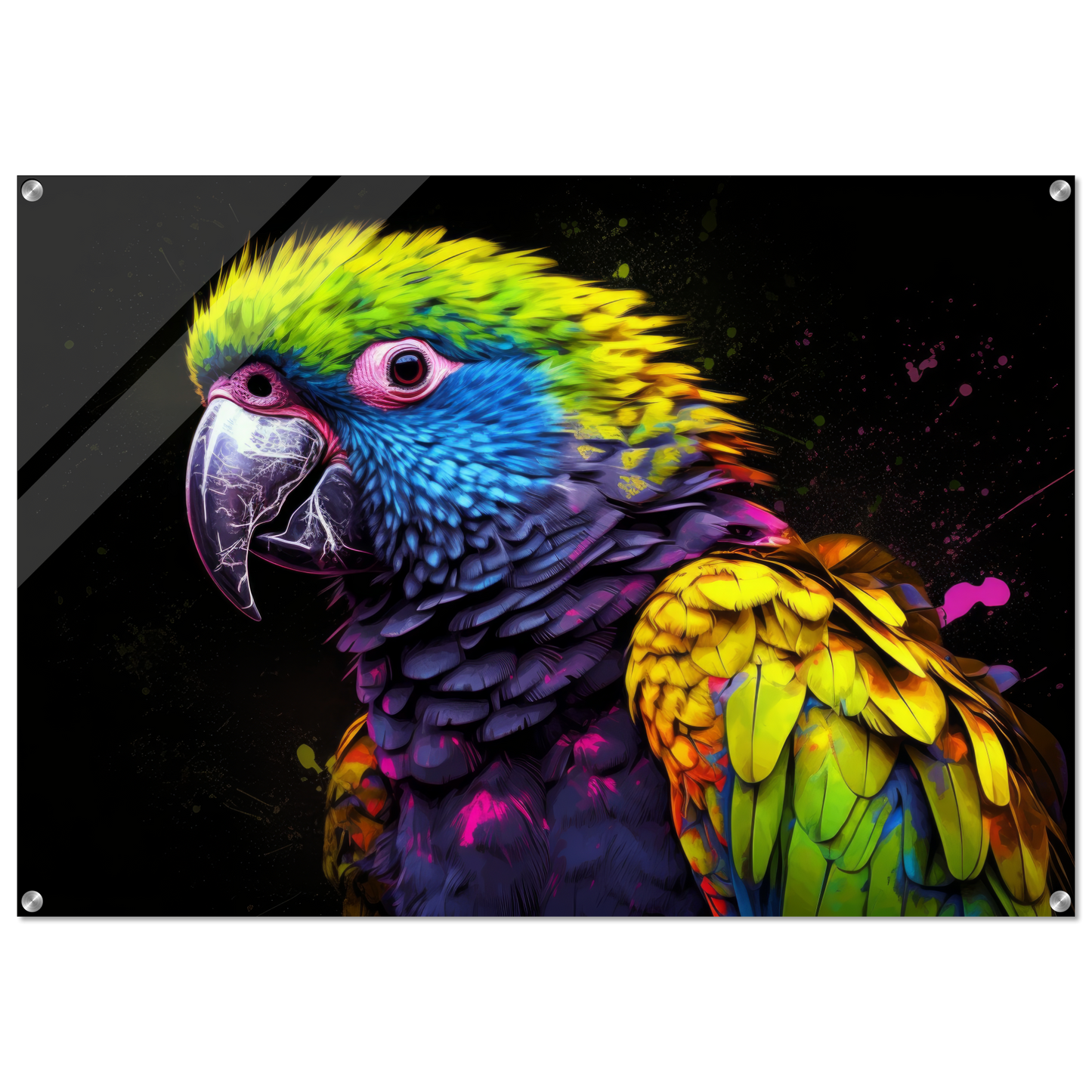 Papagei Pop-Art (BIRD46)