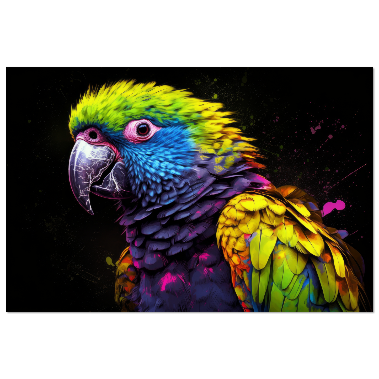 Papagei Pop-Art (BIRD46)