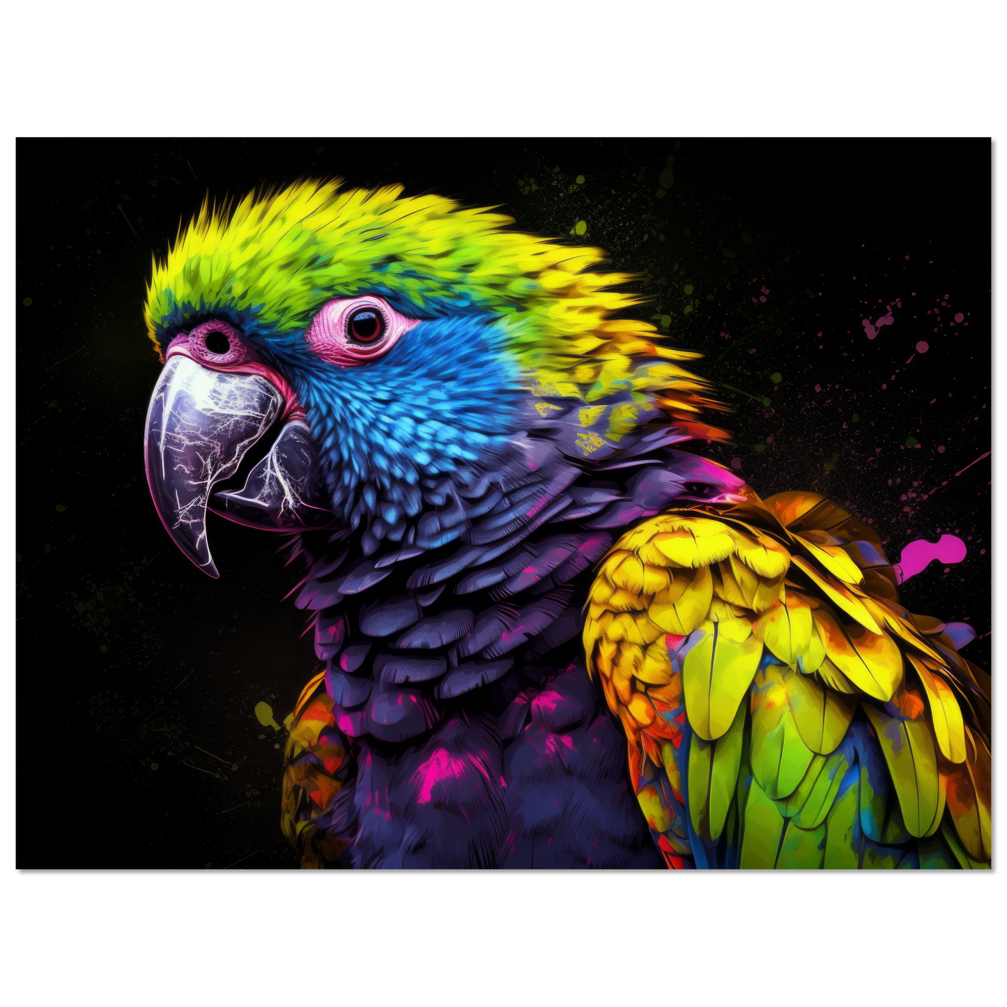 Papagei Pop-Art (BIRD46)