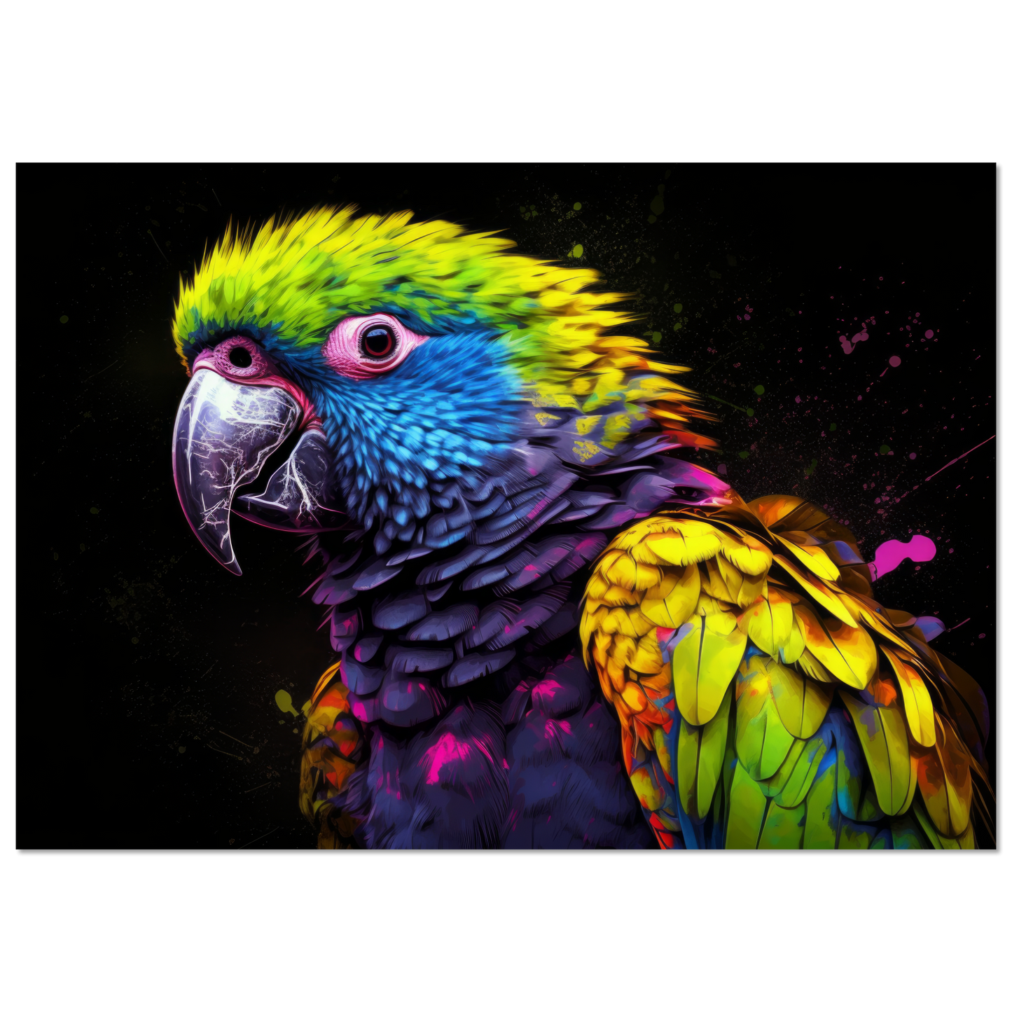 Papagei Pop-Art (BIRD46)