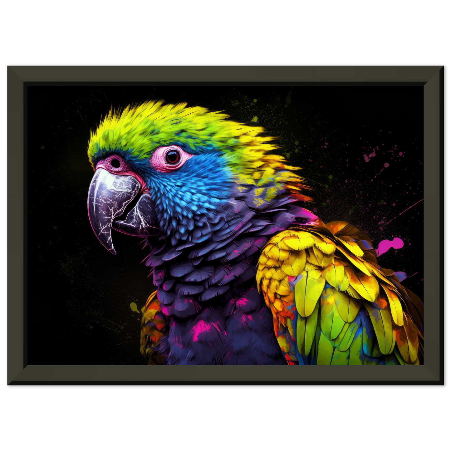 Papagei Pop-Art (BIRD46)