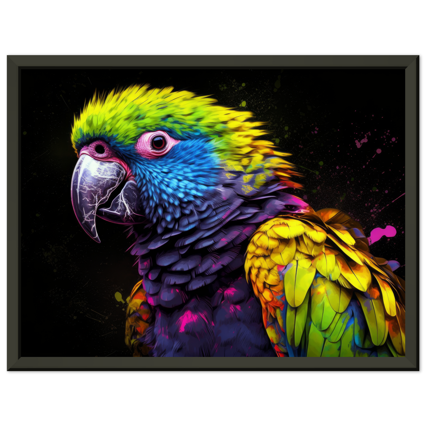 Papagei Pop-Art (BIRD46)