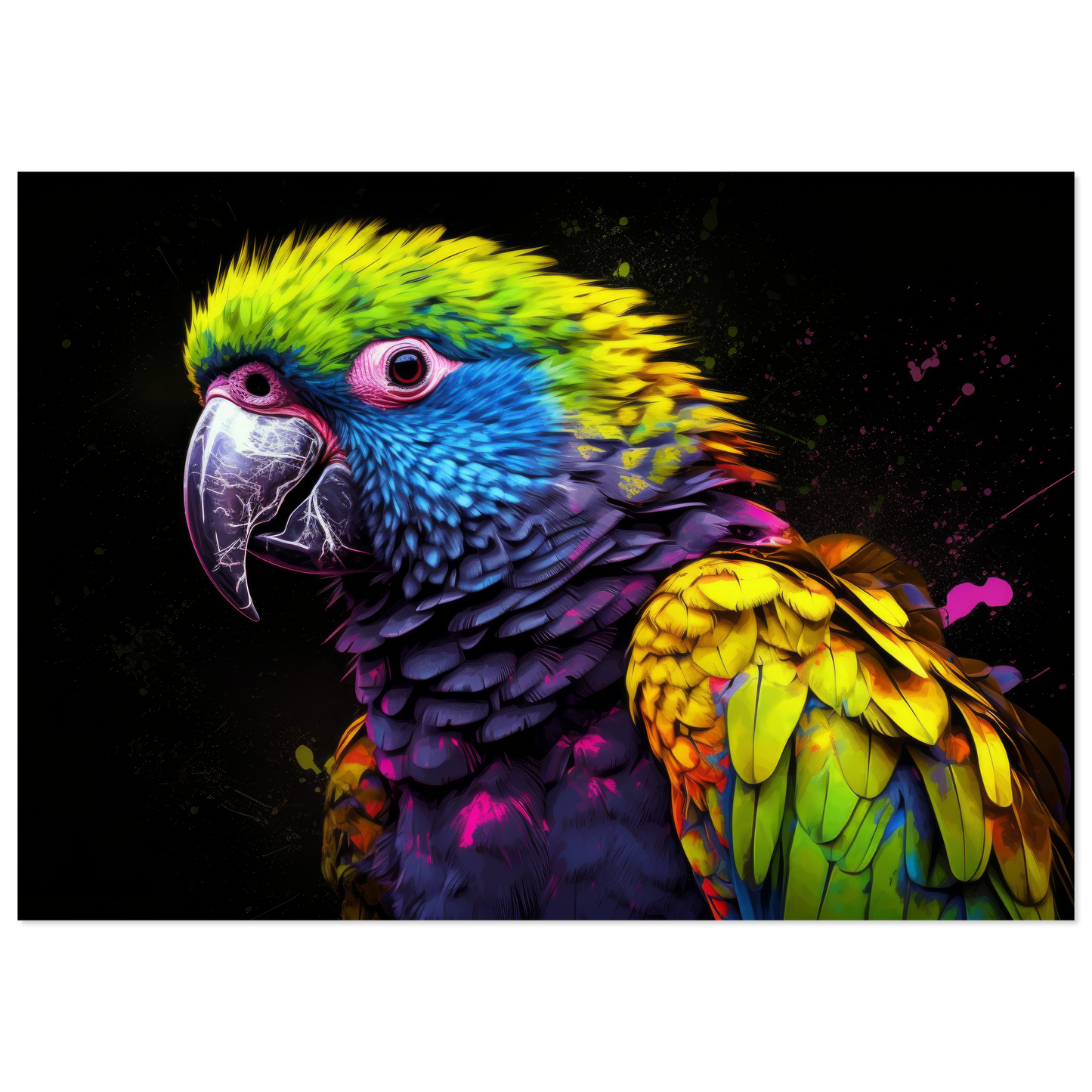 Papagei Pop-Art (BIRD46)