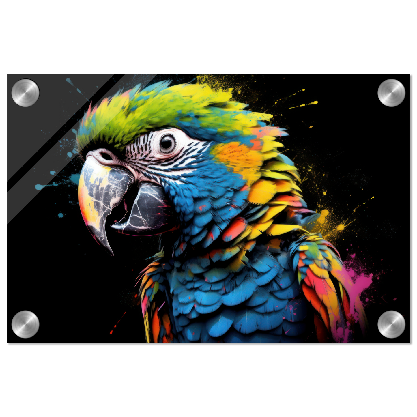 Papagei Pop-Art (BIRD48)