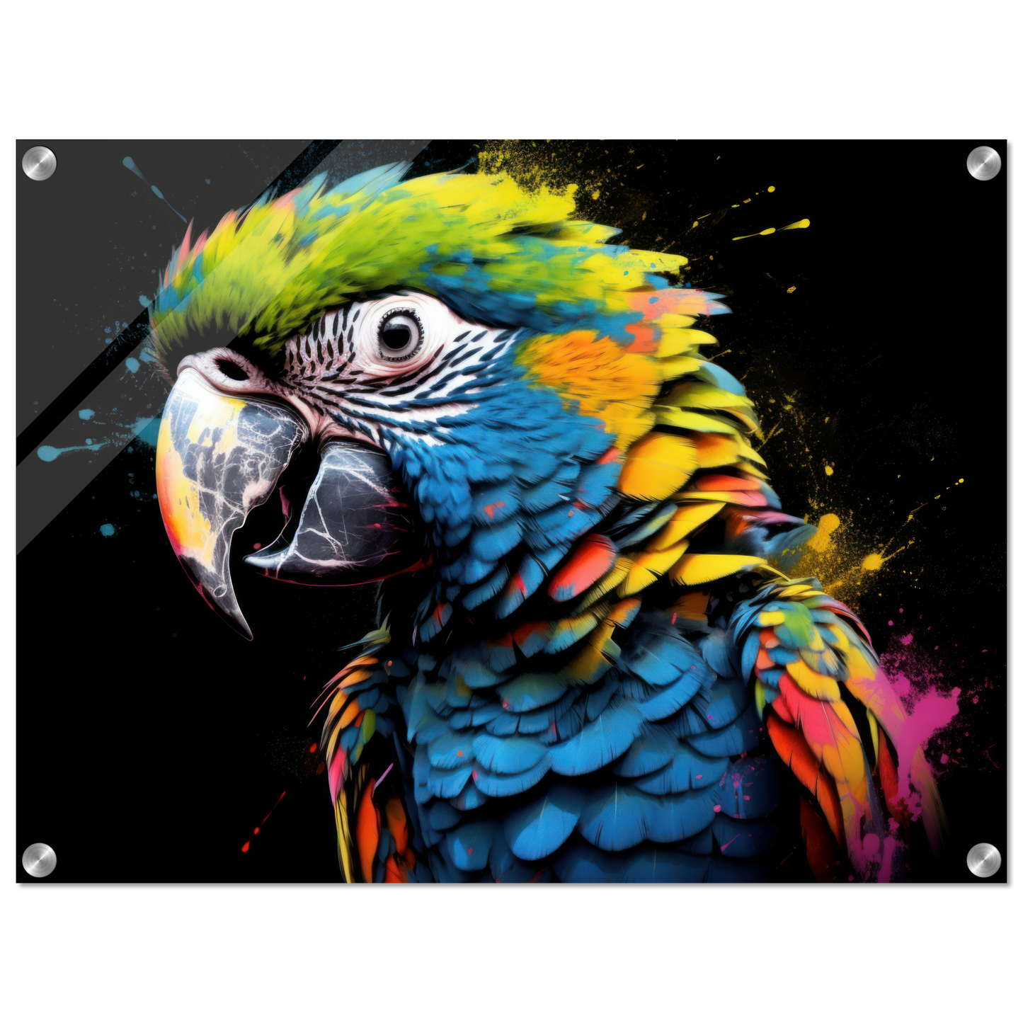 Papagei Pop-Art (BIRD48)